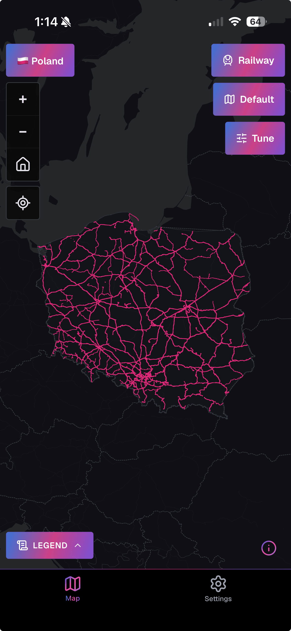 RailsMaps — Map view