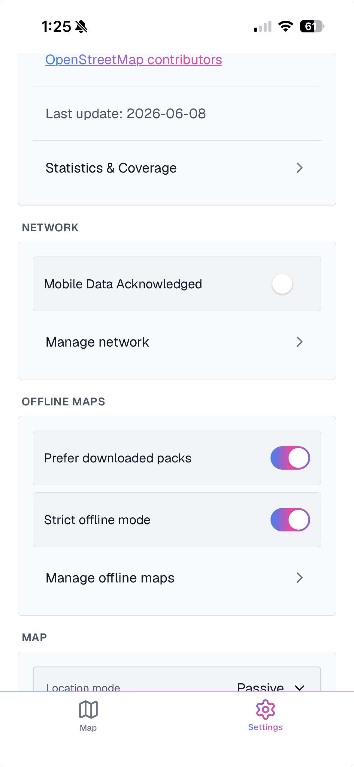 RailsMaps — Settings